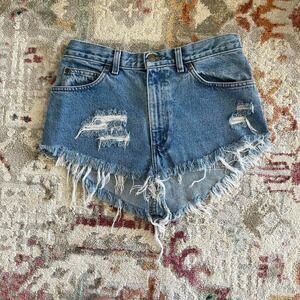 Vintage Jones Sport High Rise Denim Booty Shorts